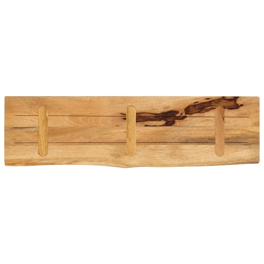 Stolna ploča 120x30x2,5 cm masivno drvo manga sa živim rubom