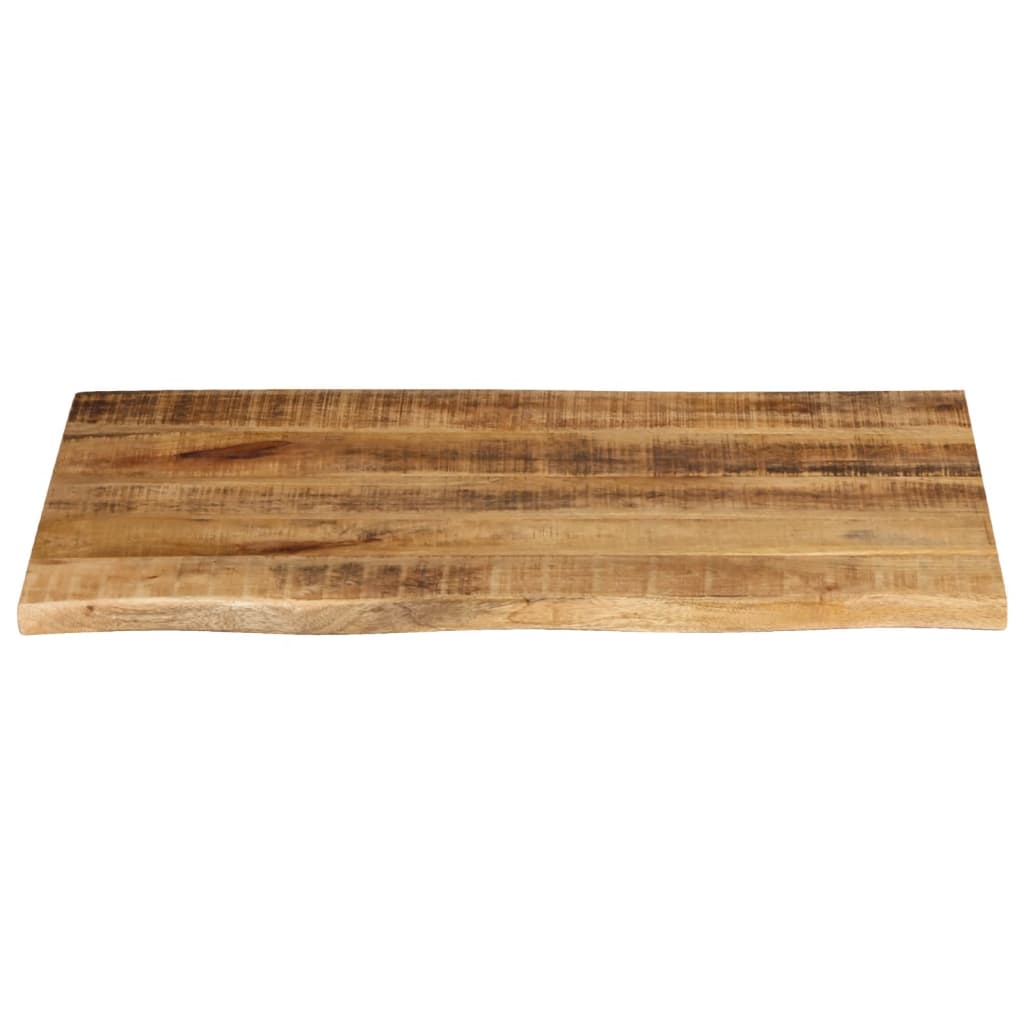 Stolna ploča 90 x 60 x 2,5 cm masivno drvo manga sa živim rubom