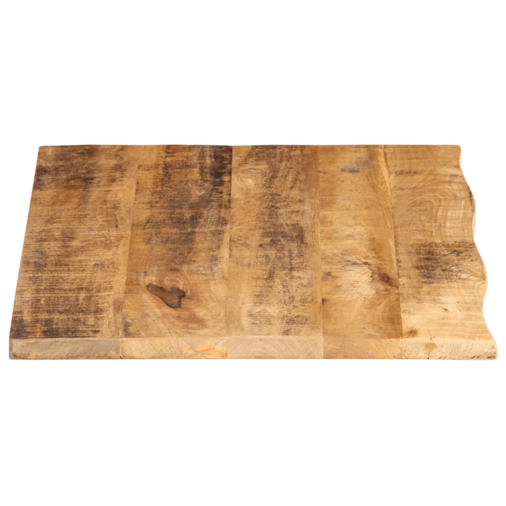 Stolna ploča 90 x 60 x 2,5 cm masivno drvo manga sa živim rubom