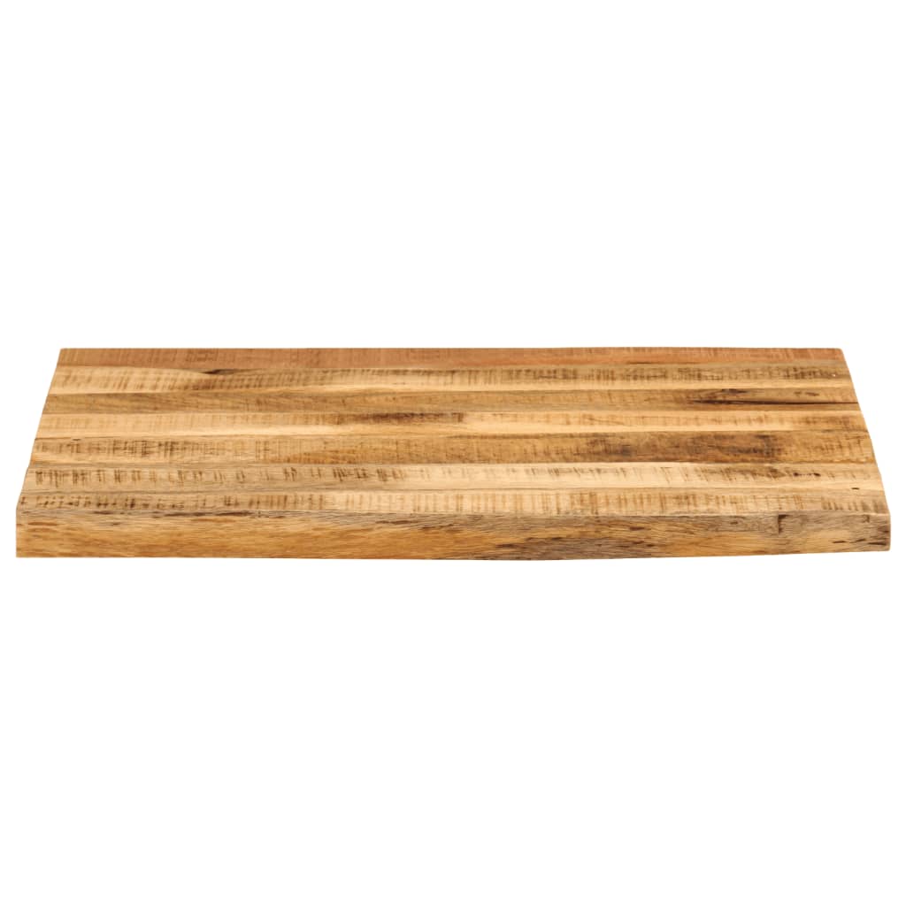Stolna ploča 80 x 80 x 2,5 cm masivno drvo manga sa živim rubom