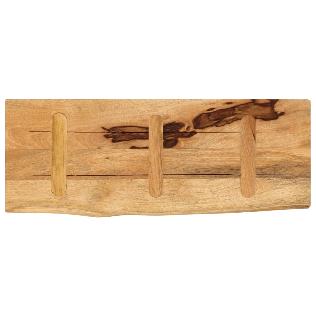 Stolna ploča 90x20x3,8 cm masivno drvo manga sa živim rubom