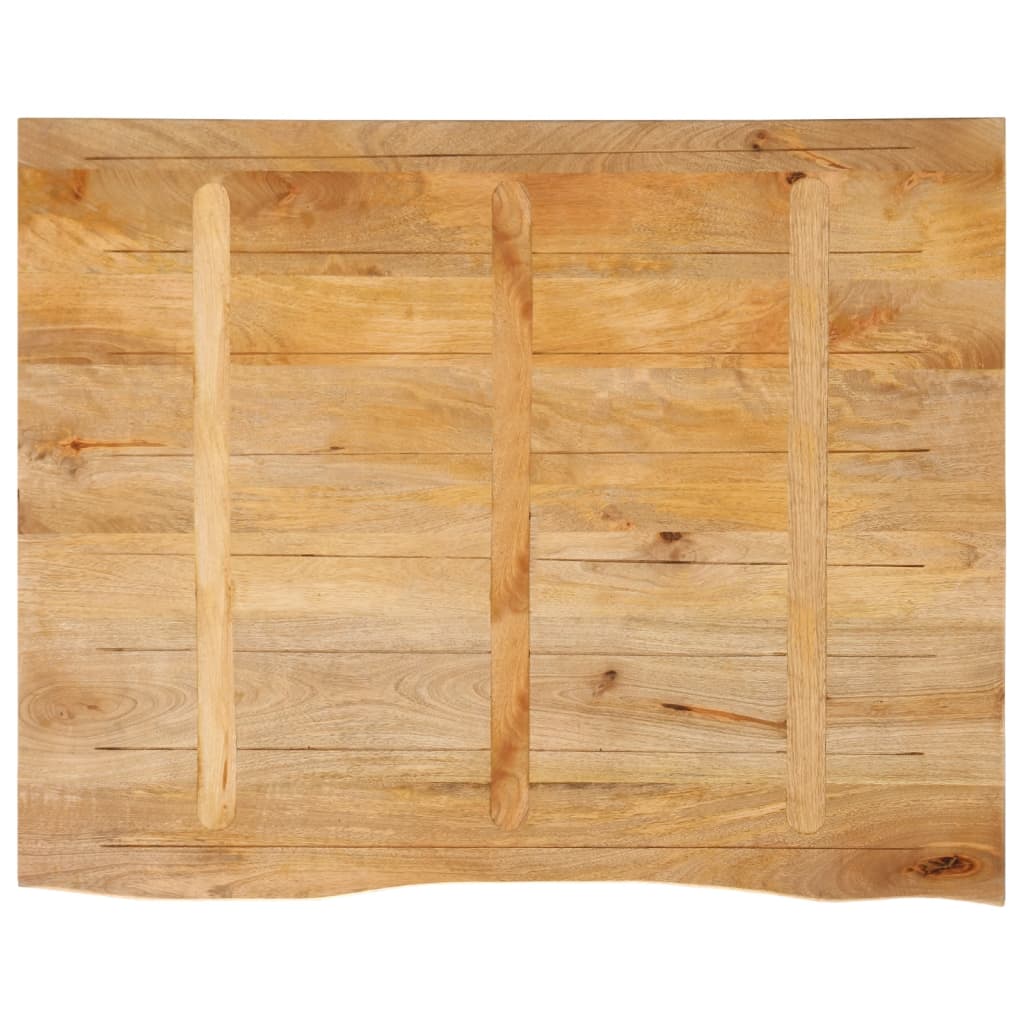 Stolna ploča sa živim rubom 90x80x2,5 cm od masivnog drva manga
