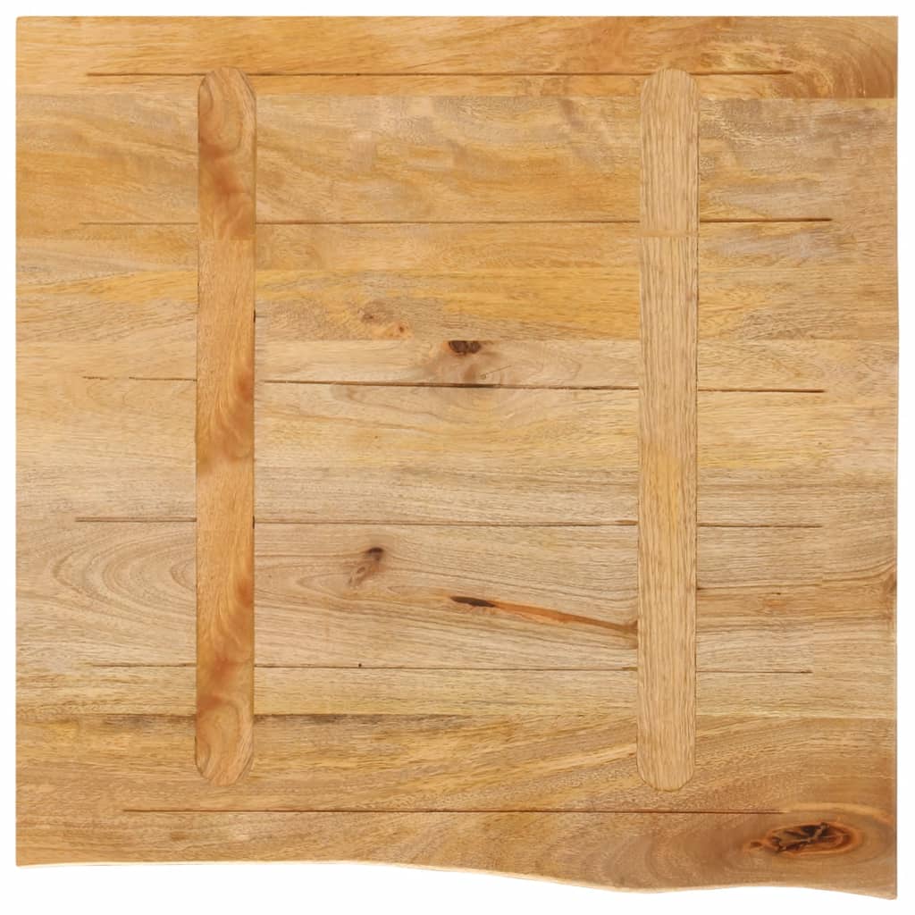 Stolna ploča sa živim rubom 40x40x3,8 cm od masivnog drva manga