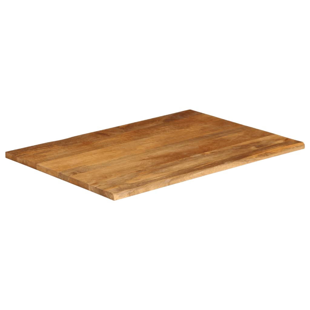 Stolna ploča sa živim rubom 90x80x2,5 cm od masivnog drva manga