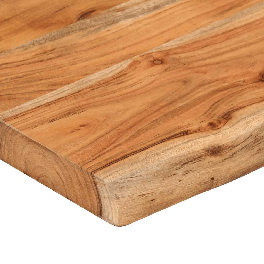 Stolna ploča 100x40x2,5 cm pravokutna bagremovo drvo živi rub