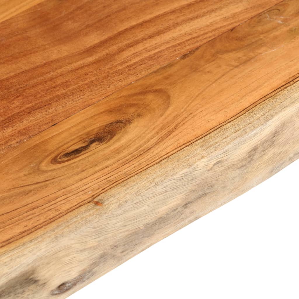 Stolna ploča 100x60x2,5 cm pravokutna bagremovo drvo živi rub