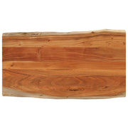 Stolna ploča 120x60x2,5 cm pravokutna bagremovo drvo živi rub