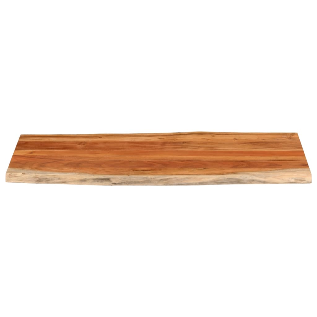 Stolna ploča 140x60x2,5 cm pravokutna bagremovo drvo živi rub