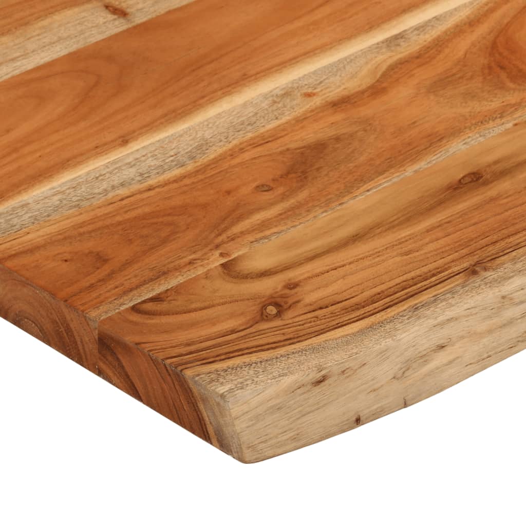 Stolna ploča 90x60x3,8 cm pravokutna bagremovo drvo živi rub