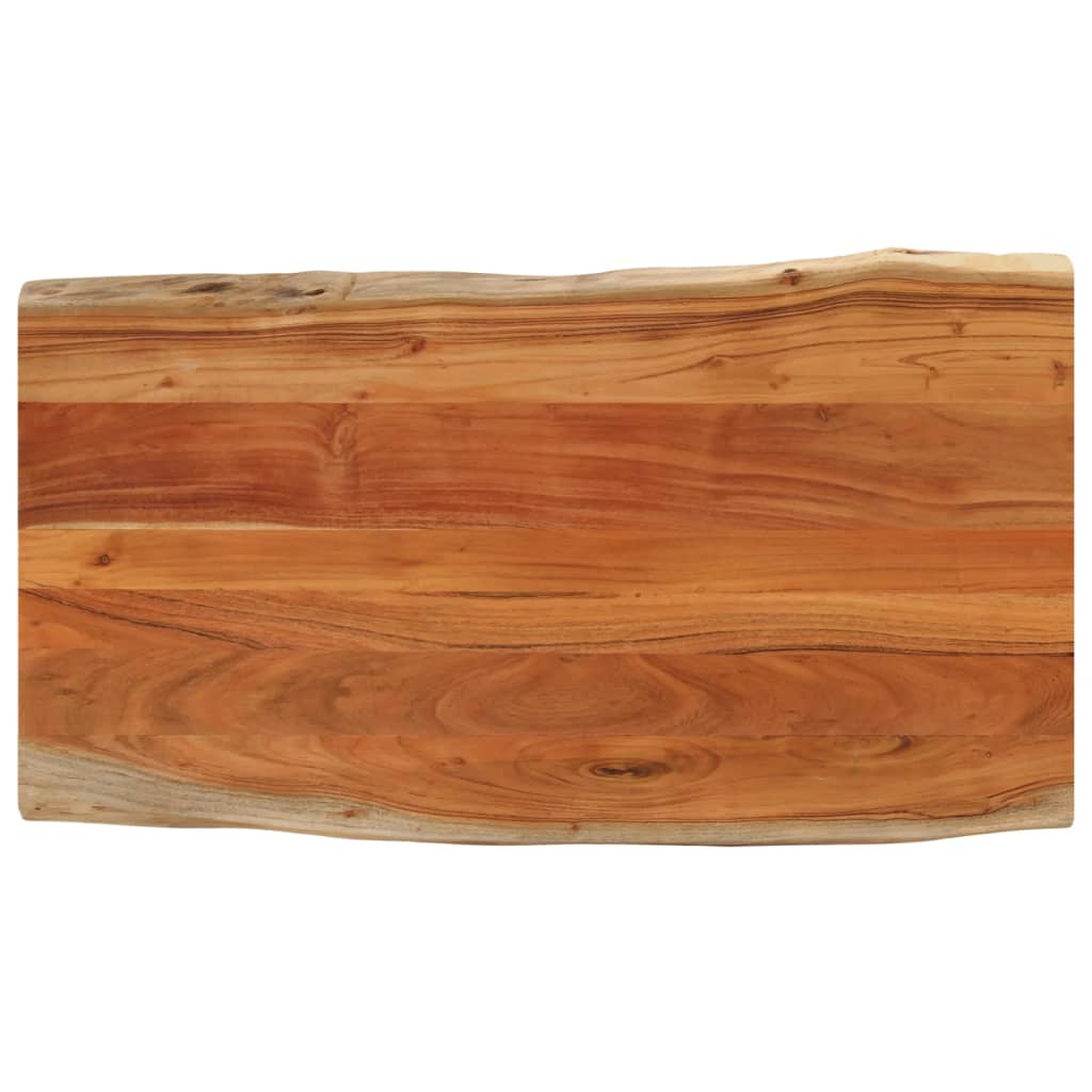 Stolna ploča 110x60x3,8 cm pravokutna bagremovo drvo živi rub