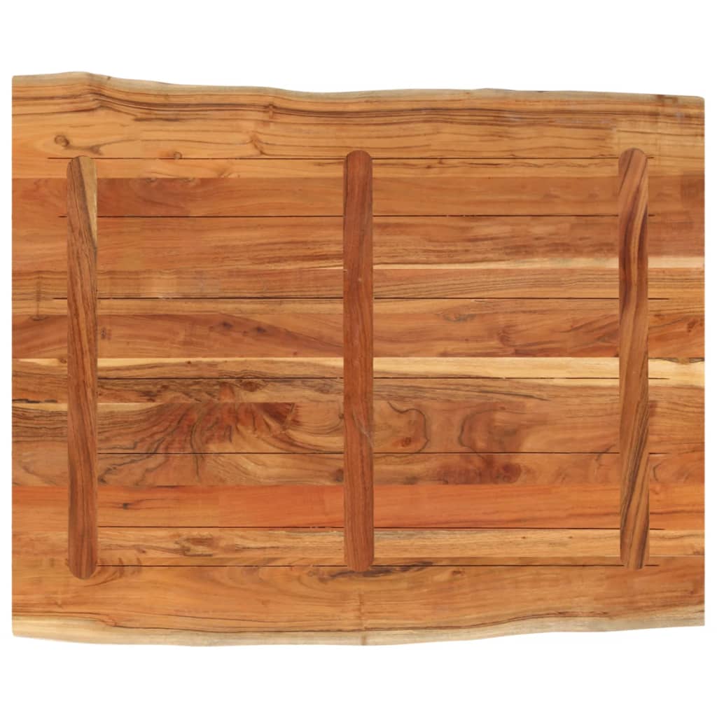 Stolna ploča 110x80x3,8 cm pravokutna bagremovo drvo živi rub