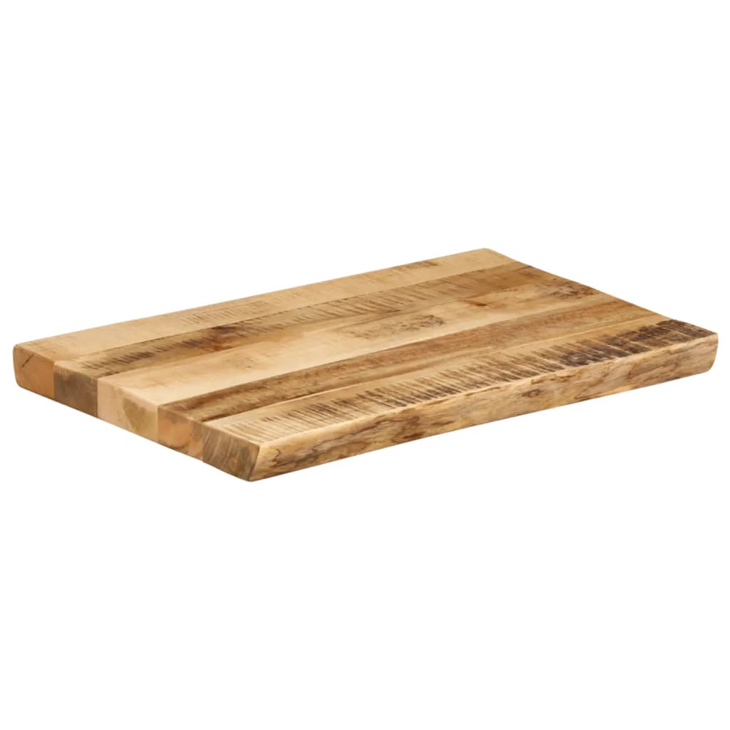 Stolna ploča sa živi rub 60x40x2,5 cm masivno grubo drvo manga