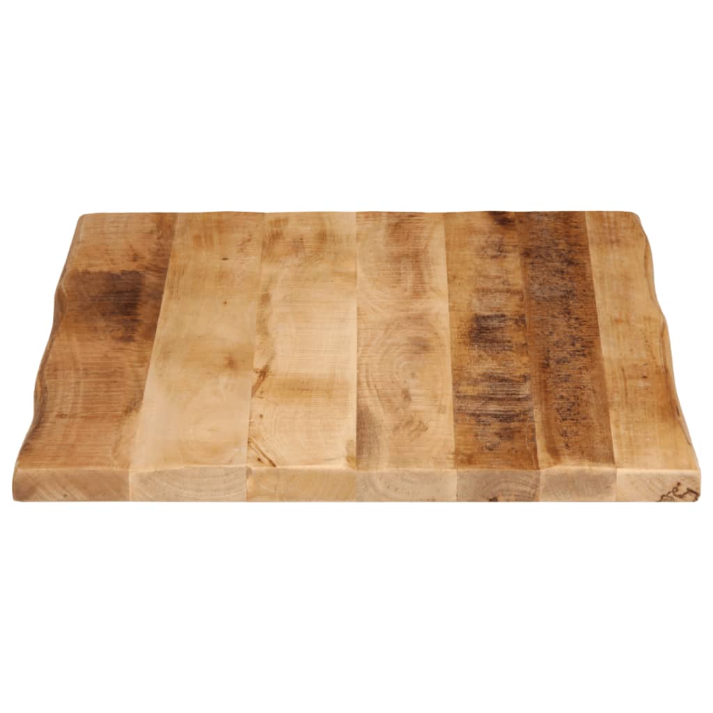 Stolna ploča sa živi rub 70x60x2,5 cm masivno grubo drvo manga