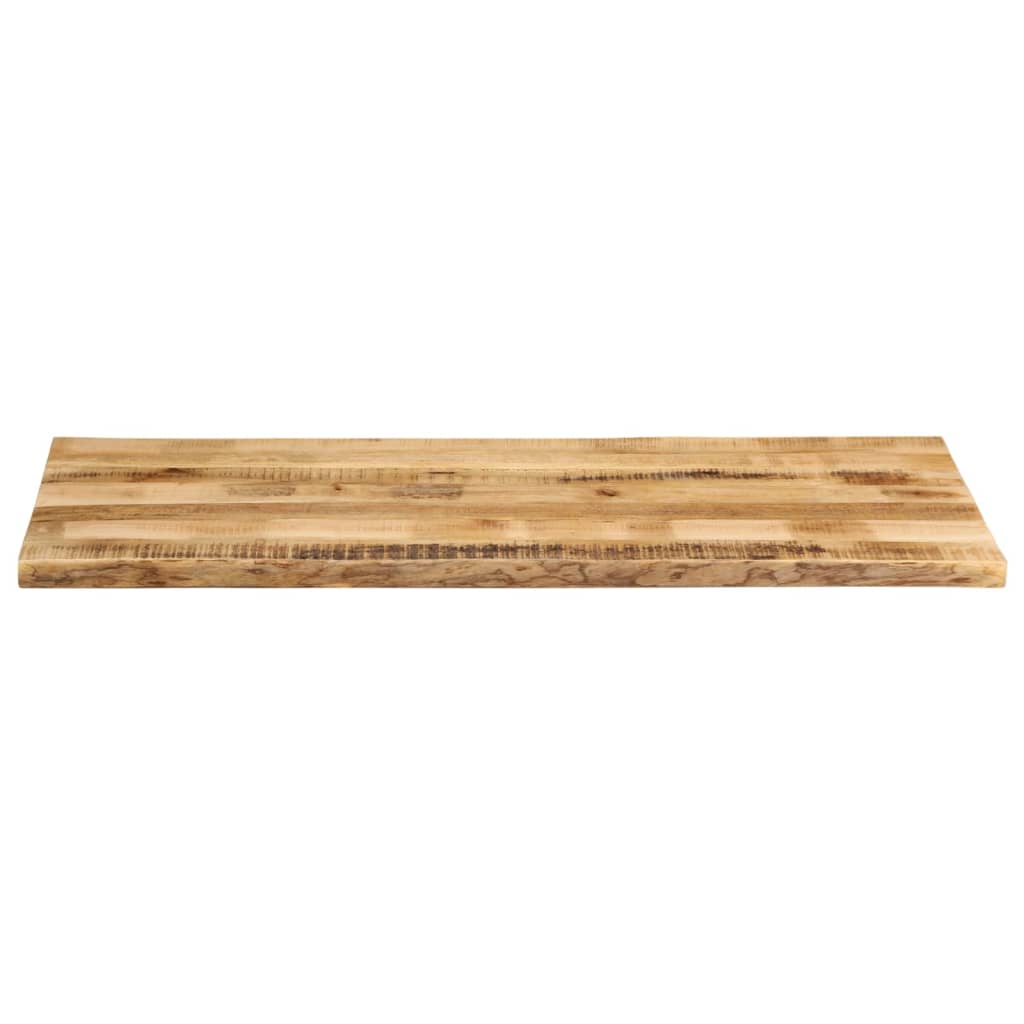 Stolna ploča sa živi rub 140x60x2,5cm masivno grubo drvo manga