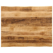 Stolna ploča sa živi rub 100x80x2,5cm masivno grubo drvo manga