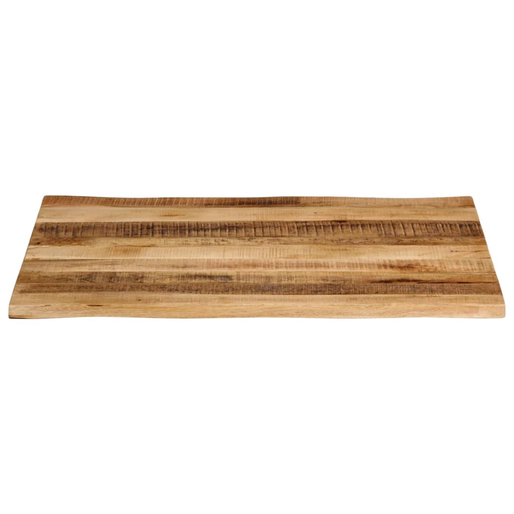 Stolna ploča sa živi rub 100x80x2,5cm masivno grubo drvo manga
