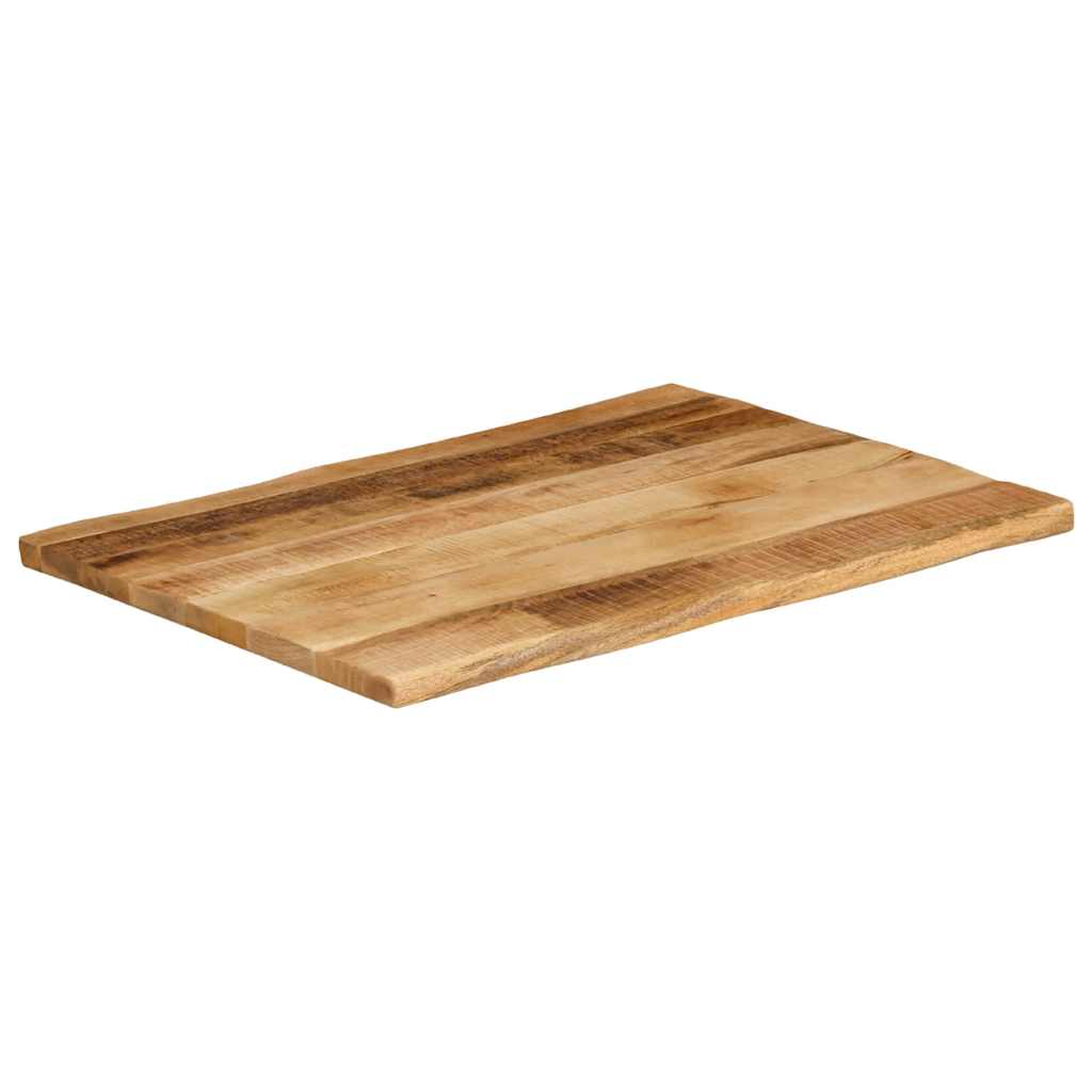 Stolna ploča sa živi rub 70x60x3,8 cm masivno grubo drvo manga