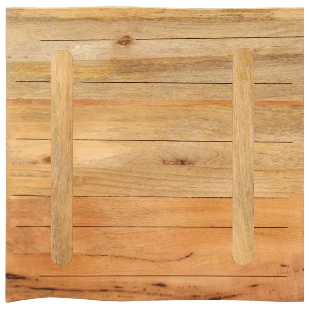 Ploča stola 40x40x2,5 cm Live Edge Puno drvo Mango