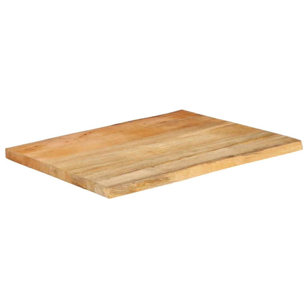 Stolna ploča 70x60x2,5 cm od masivnog drva manga sa živim rubom