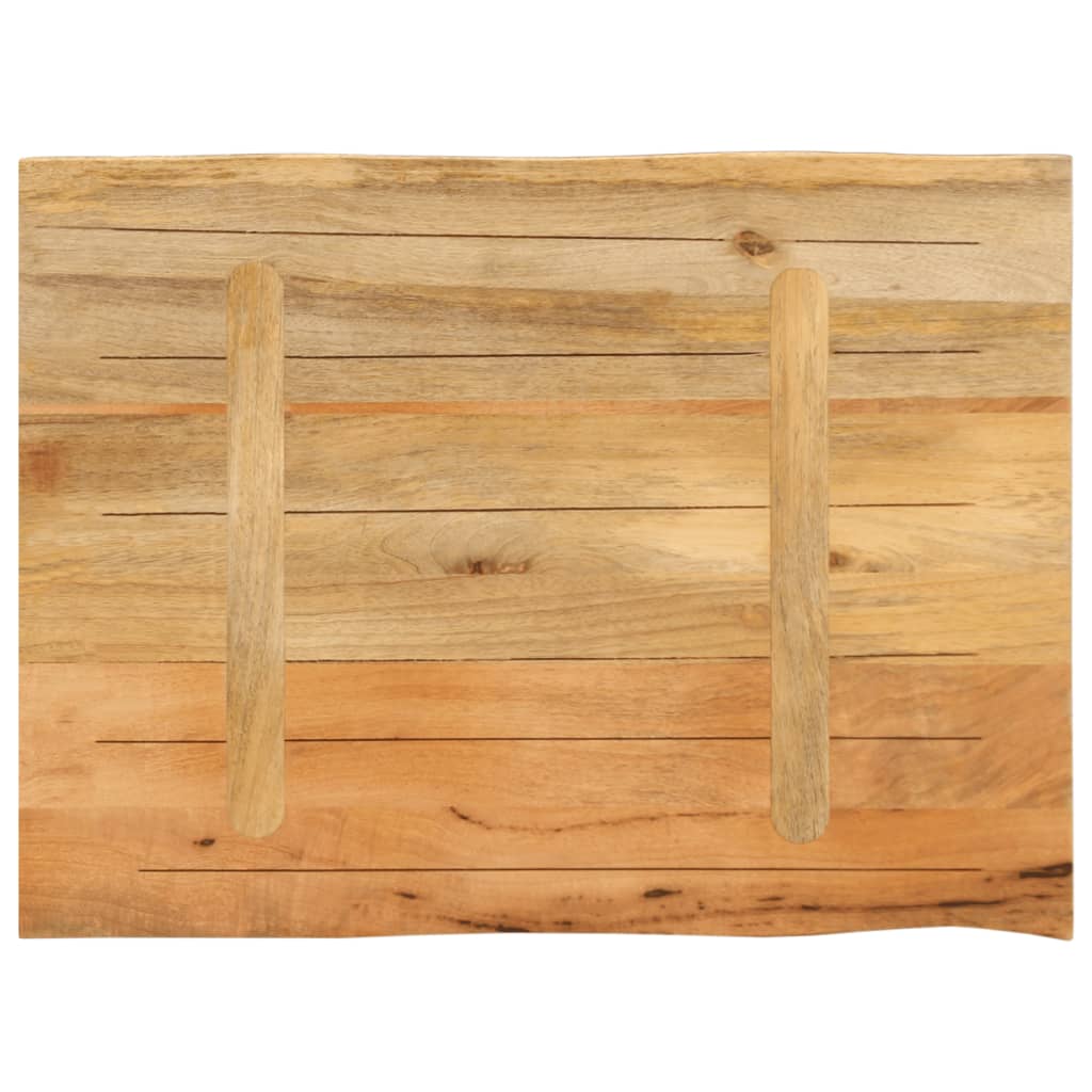 Stolna ploča 70x60x2,5 cm od masivnog drva manga sa živim rubom