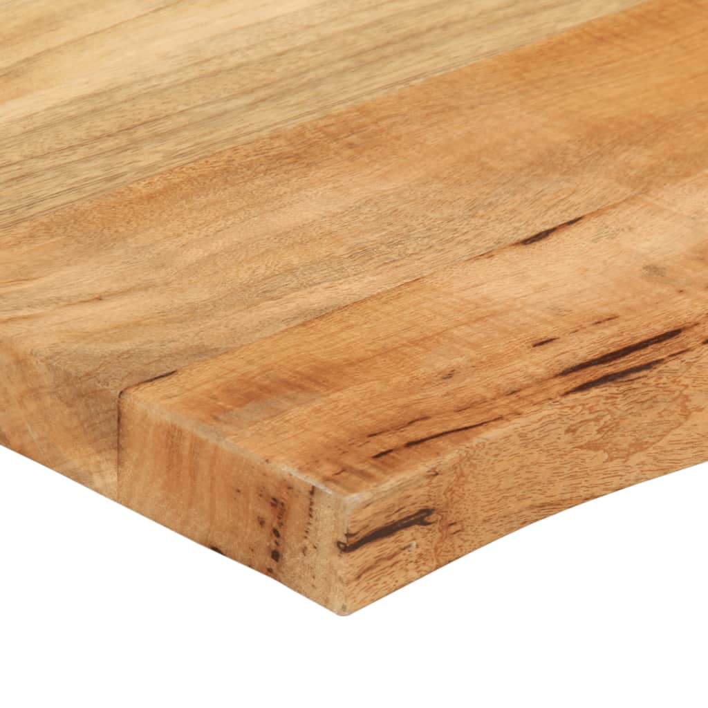 Stolna ploča 80x80x2,5 cm od masivnog drva manga sa živim rubom