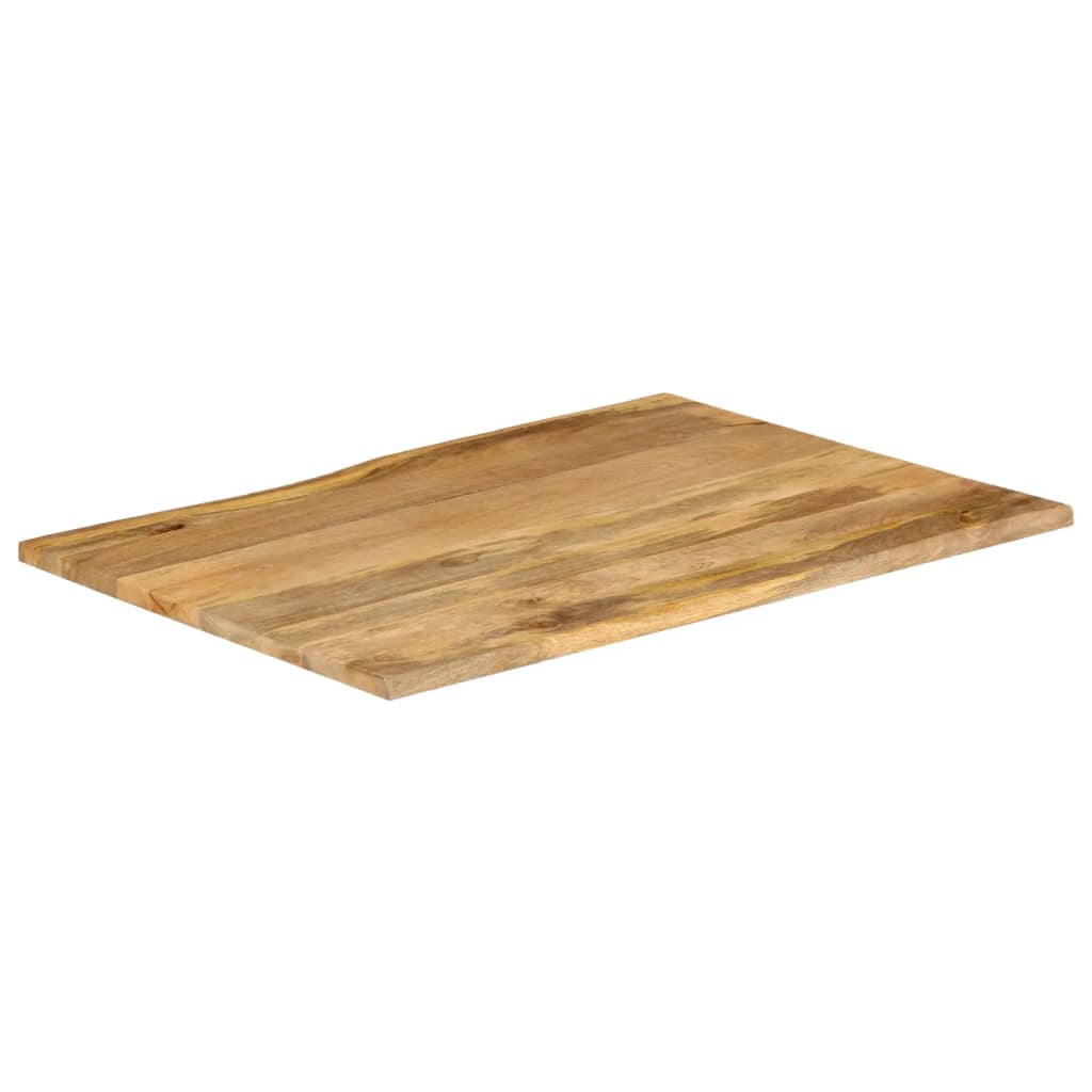 Stolna ploča 90x80x2,5 cm od masivnog drva manga sa živim rubom