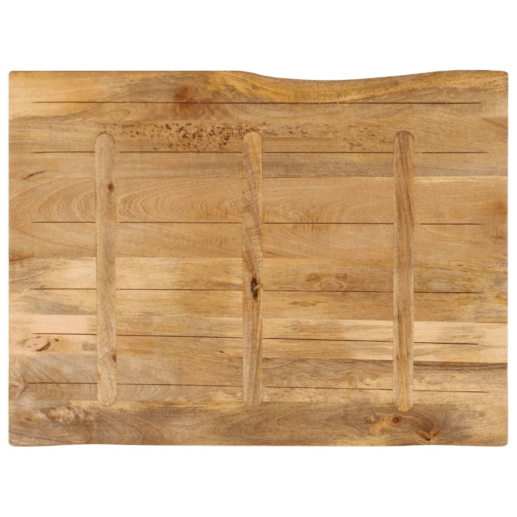 Stolna ploča 90x80x3,8 cm od masivnog drva manga sa živim rubom