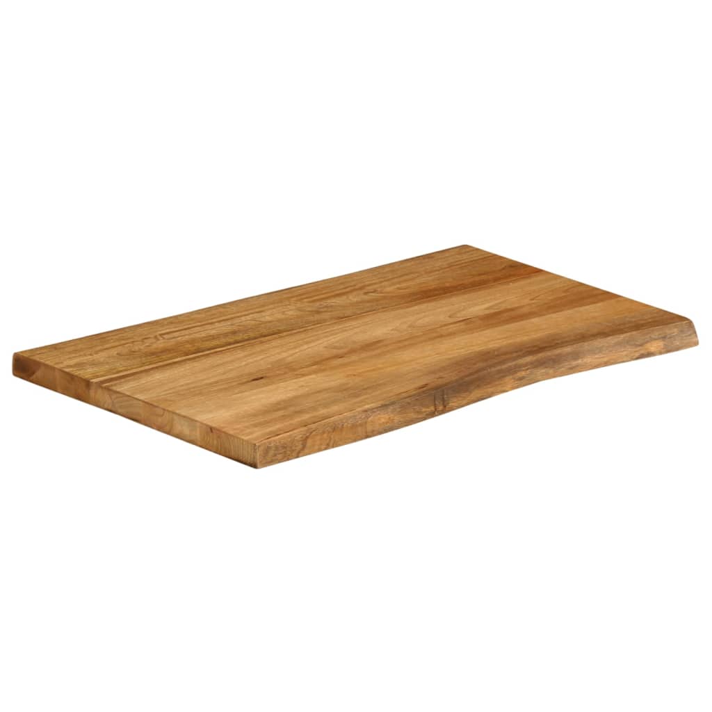 Stolna ploča 80x60x2,5 cm od masivnog drva manga sa živim rubom