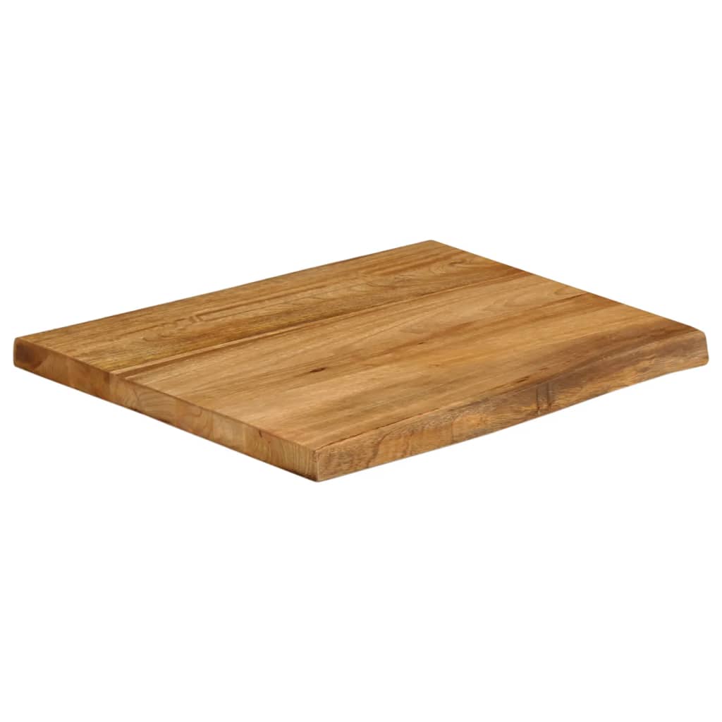 Stolna ploča 80x80x2,5 cm od masivnog drva manga sa živim rubom