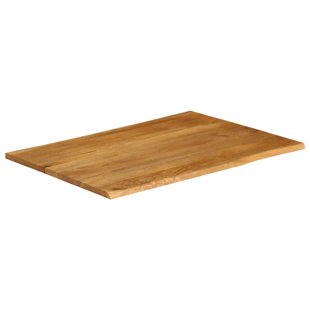 Stolna ploča 90x80x2,5 cm od masivnog drva manga sa živim rubom