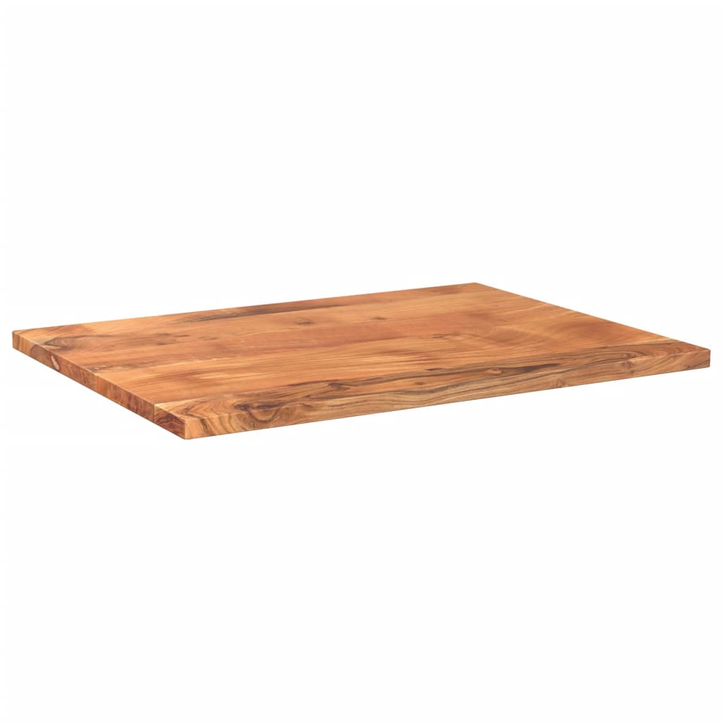 Stolna ploča 80x70x2,5 cm pravokutna od masivnog drva bagrema