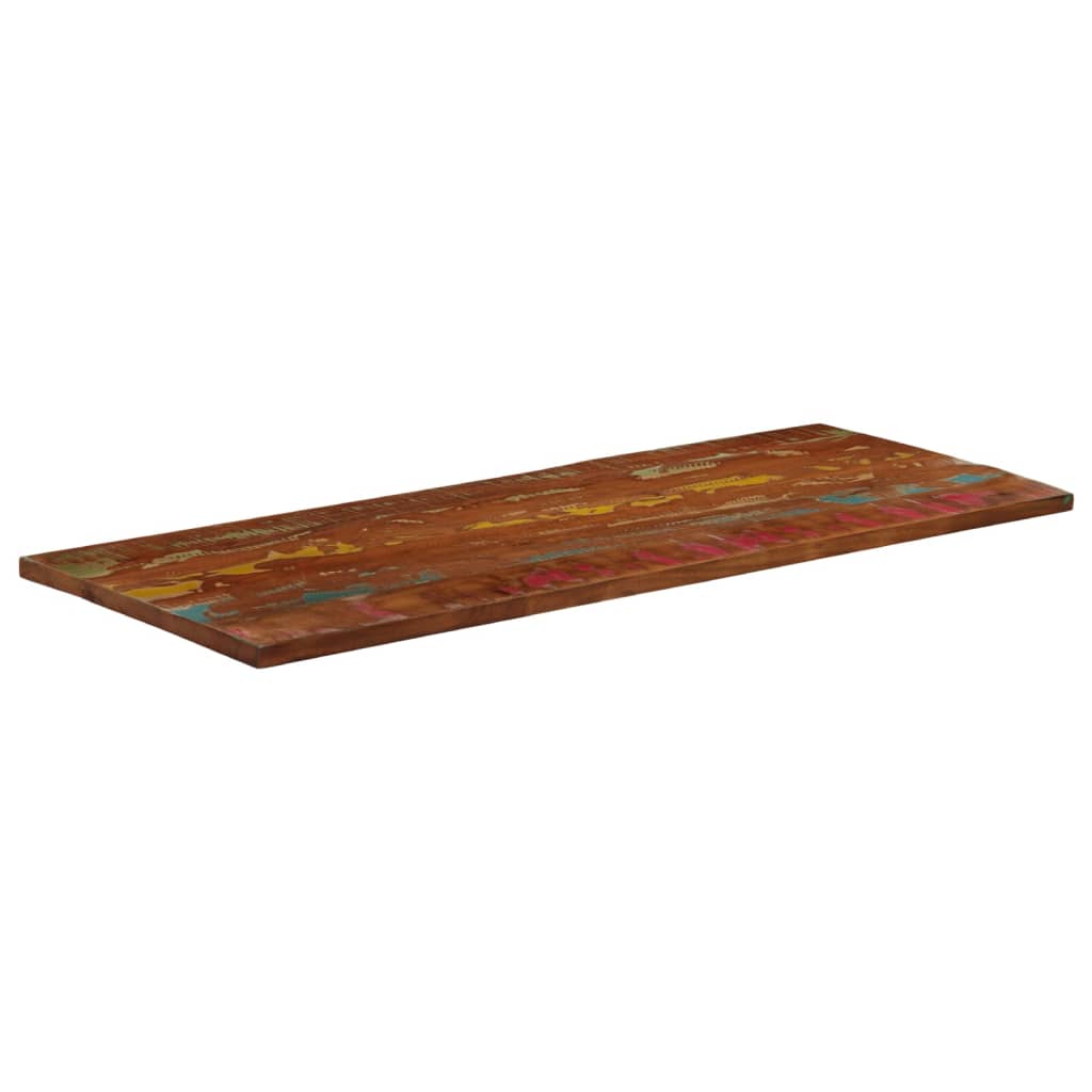 Stolna ploča 140x60x2,5 cm pravokutna masivno obnovljeno drvo