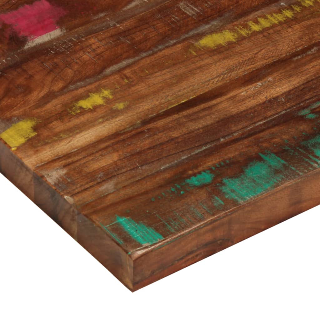 Stolna ploča 70x70x1,5 cm četvrtasta masivno obnovljeno drvo