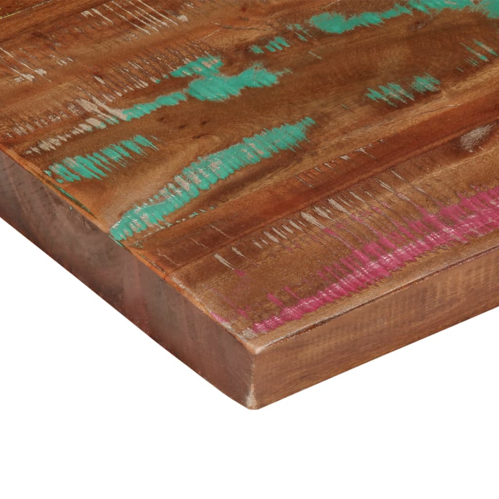 Stolna ploča 100x80x2,5 cm pravokutna masivno obnovljeno drvo