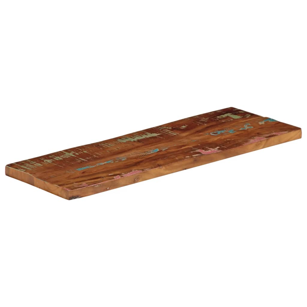 Ploča za stol 50x20x3,8 cm pravokutna masivno obnovljeno drvo