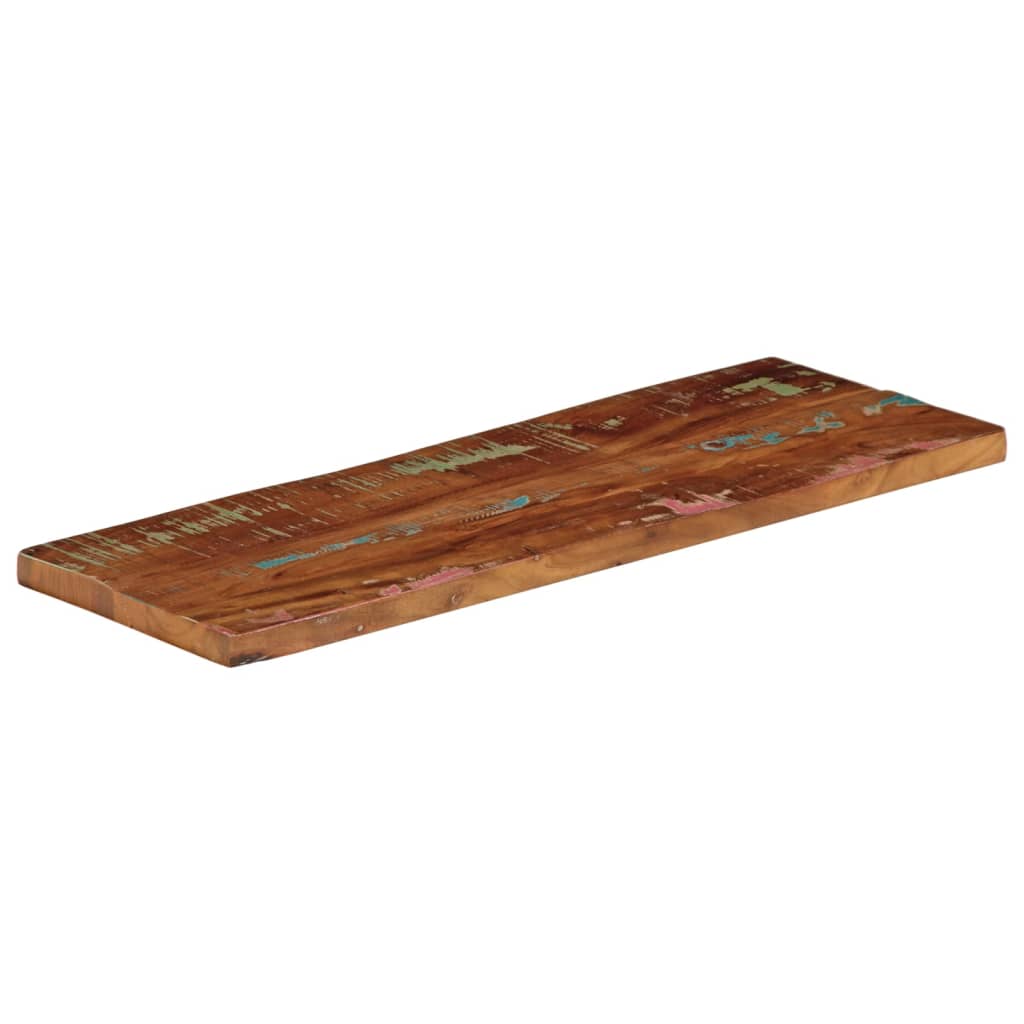 Ploča za stol 50x20x3,8 cm pravokutna masivno obnovljeno drvo