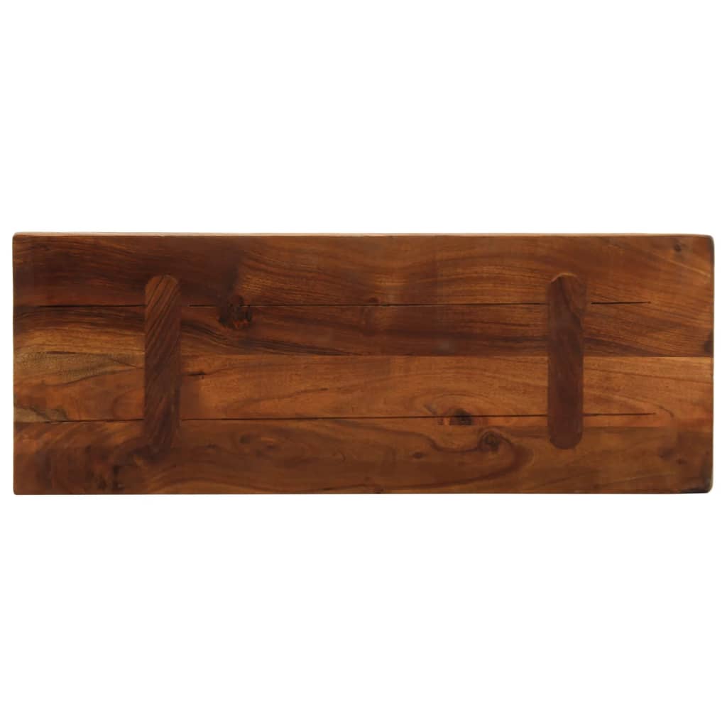 Ploča za stol 50x20x3,8 cm pravokutna masivno obnovljeno drvo