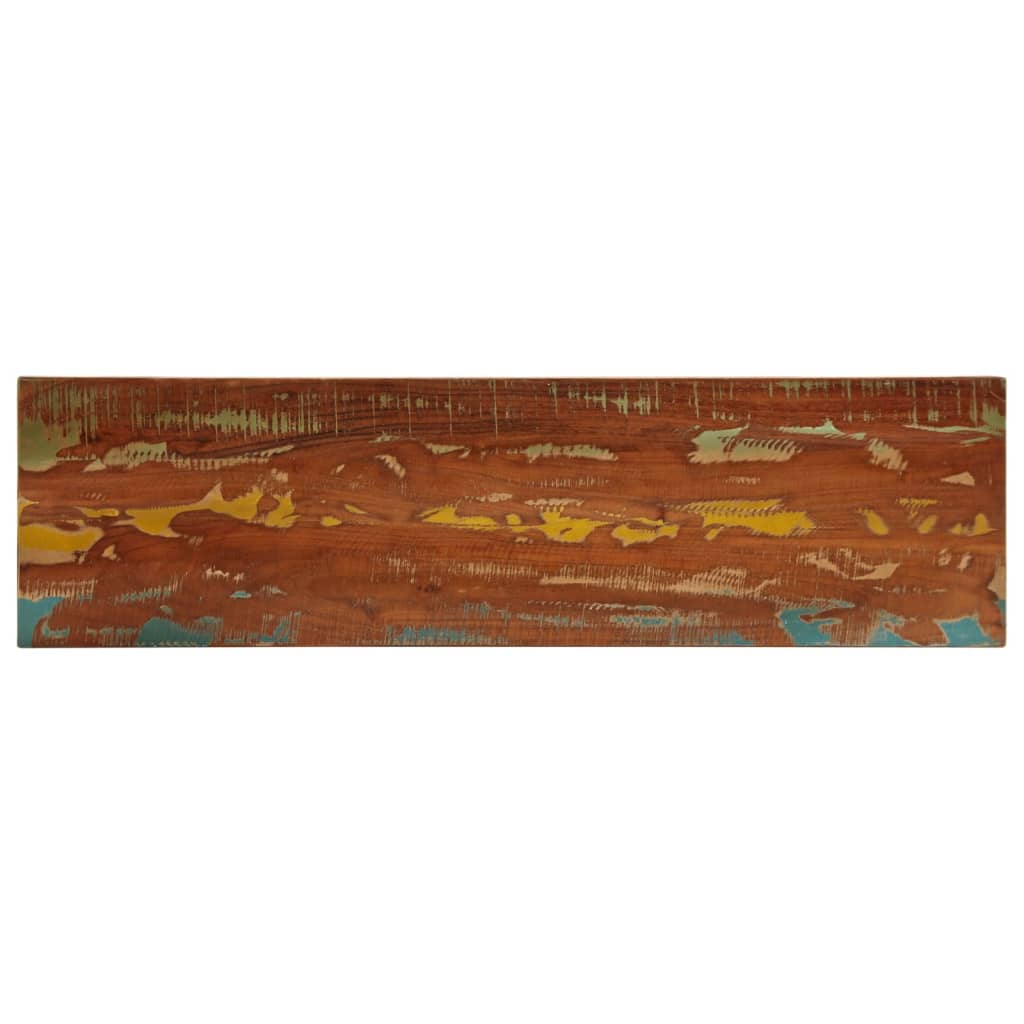 Ploča za stol 110x30x3,8 cm pravokutna masivno obnovljeno drvo