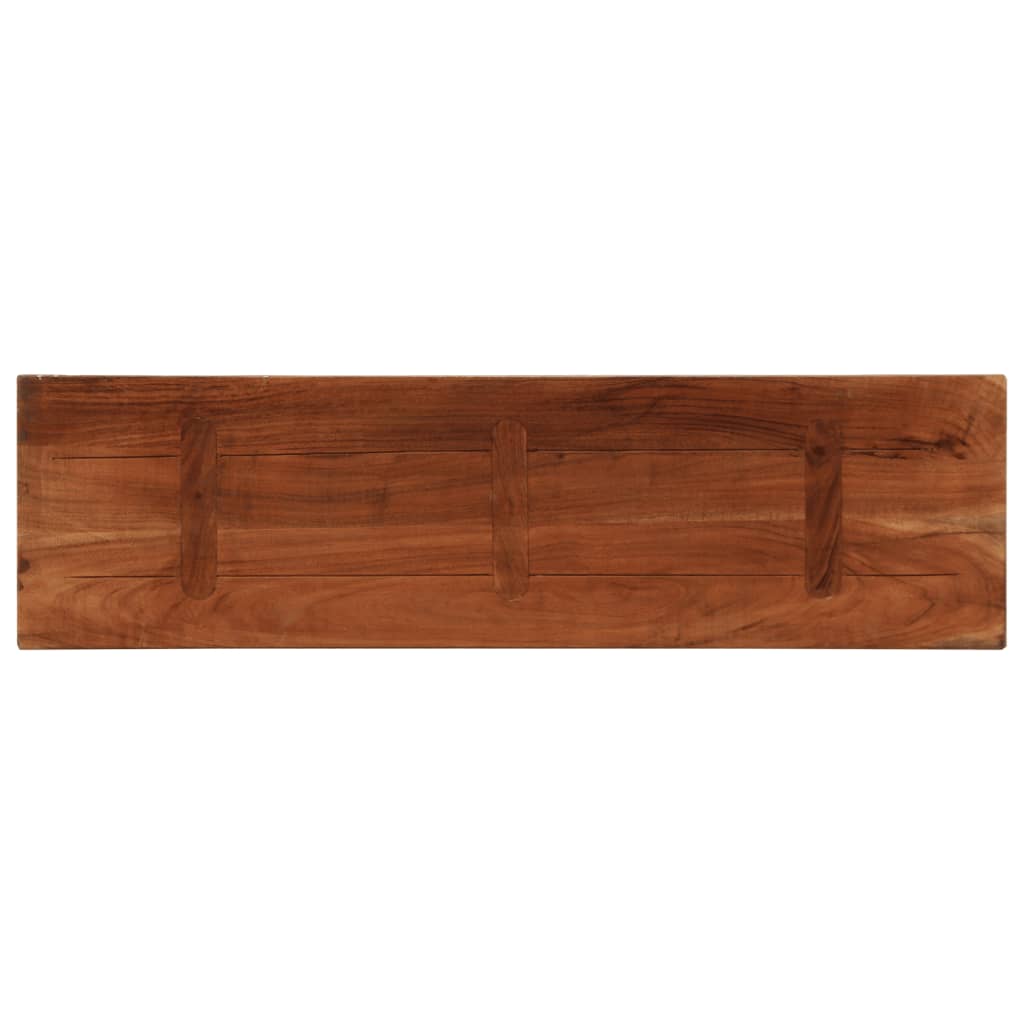 Stolna ploča 120x30x3,8 cm pravokutna masivno obnovljeno drvo