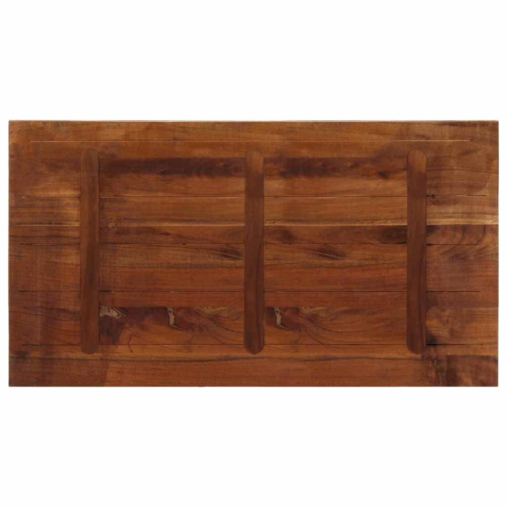 Stolna ploča 110x50x3,8 cm pravokutna masivno obnovljeno drvo
