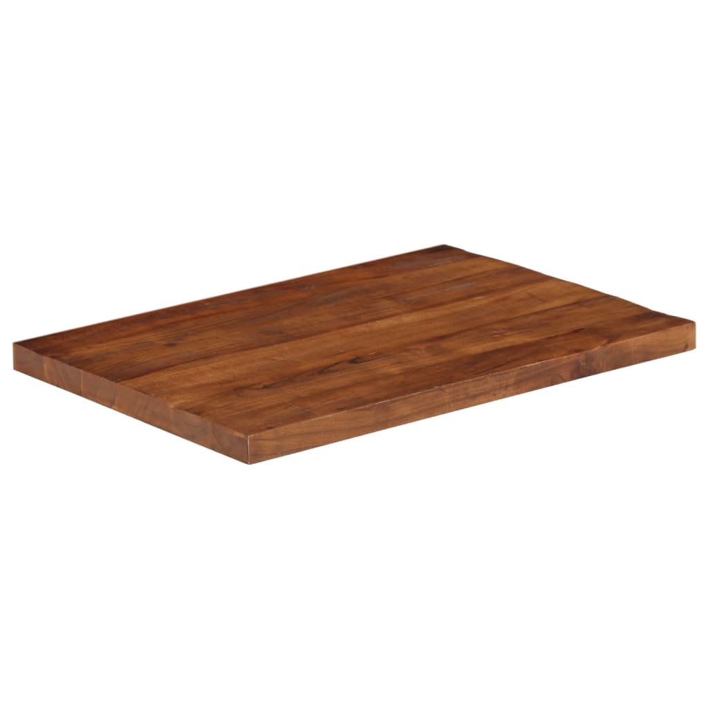 Stolna ploča 80x60x2,5 cm pravokutna masivno obnovljeno drvo