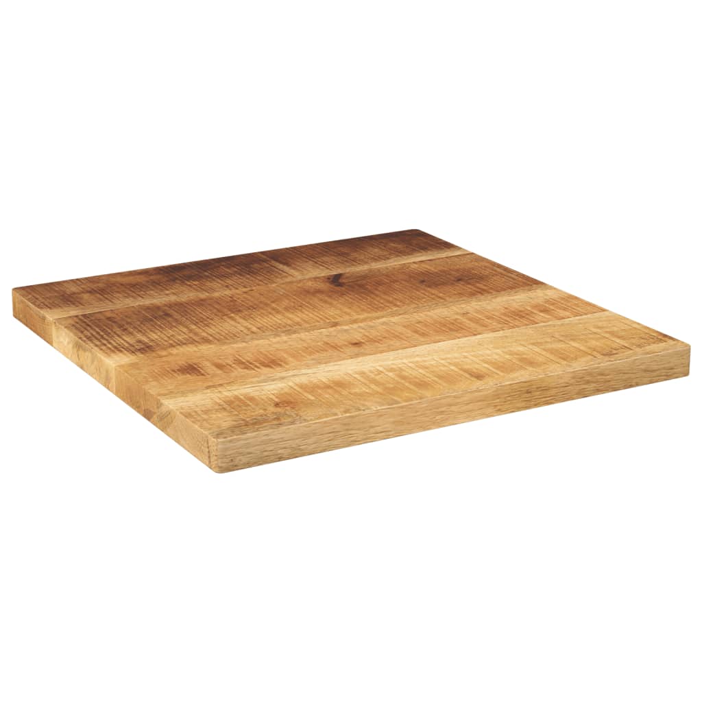 Stolna ploča 60x60x2,5 cm četvrtasta masivno grubo drvo manga