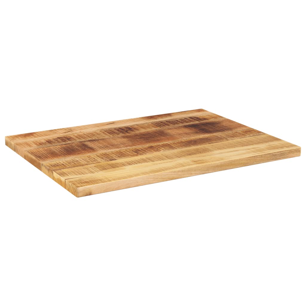 Stolna ploča 80x60x2,5 cm pravokutna masivno grubo drvo manga
