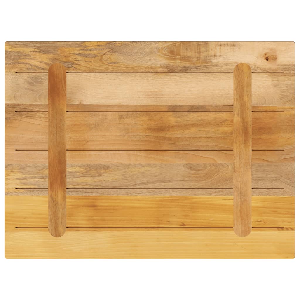 Stolna ploča 80x60x2,5 cm pravokutna masivno grubo drvo manga