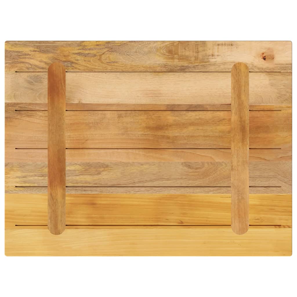 Stolna ploča 90x60x1,5 cm pravokutna masivno grubo drvo manga