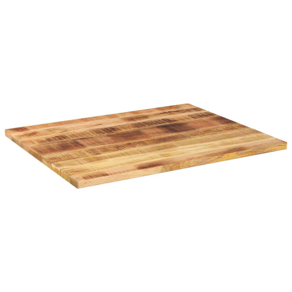 Ploča za stol 90x80x2,5 cm pravokutna masivno grubo drvo manga