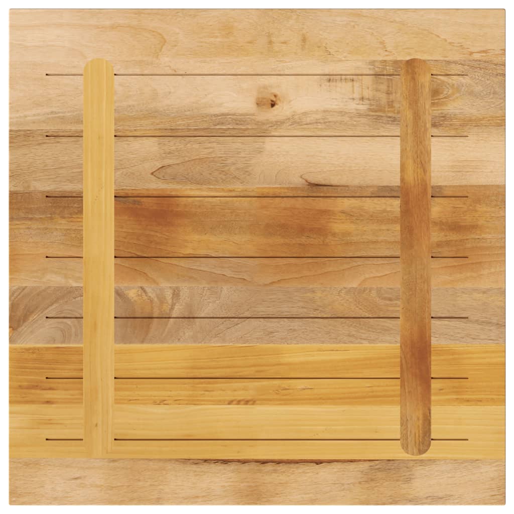 Stolna ploča 90x90x2,5 cm četvrtasta masivno obnovljeno drvo