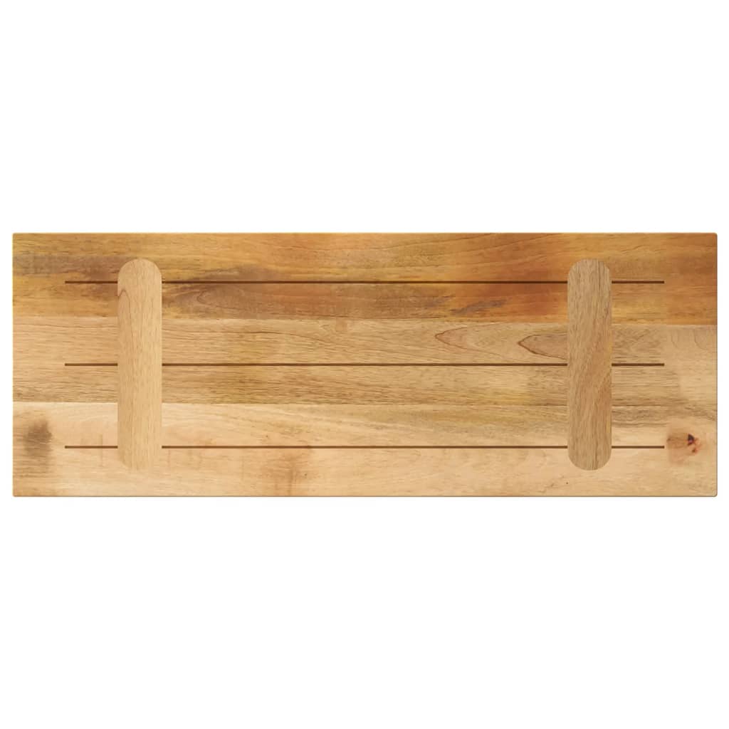 Ploča stola 70x20x3,8 cm Pravokutna Masivna Drvena Obrađena Mango Boja