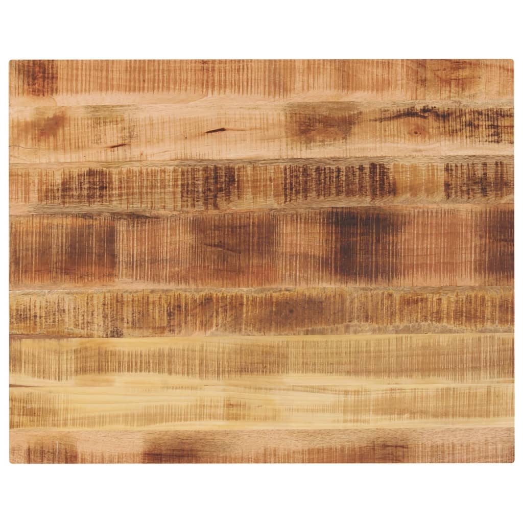 Ploča stola 90x80x3,8 cm pravokutno puno drvo grubo mango
