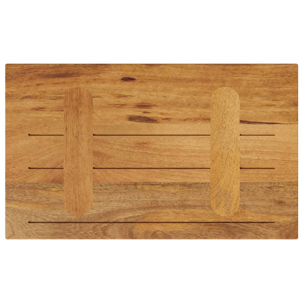 Stolna ploča 60x40x2,5 cm pravokutna od masivnog drva manga